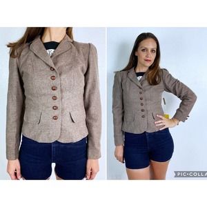 Deadstock Vintage. Original Tag. Brown Women's Jacket